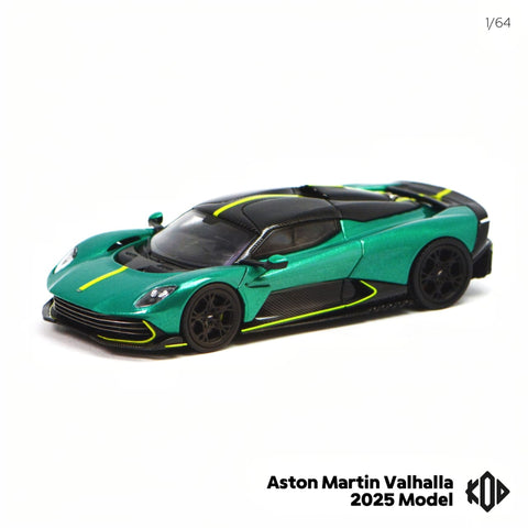 (Pre-Order) 1/64 KOD KODAMVGY Aston Martin Valhalla British Green w/ Yellow Stripe