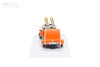 (Pre-Order) 1/64 Almost Real 630301001 BMW lsetta w/ Ski & Trailer Set Orange