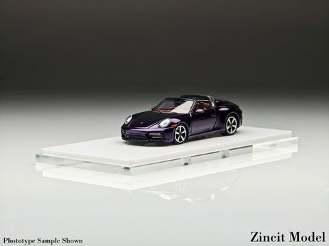 (Pre-Order) 1/64 Zincit Model ZMP992P Porsche 992 Targa Metallic Purple