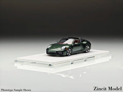 (Pre-Order) 1/64 Zincit Model ZMP992GN Porsche 992 Targa Oak Green