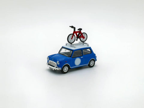 (Pre-Order) 1/64 Sonic Gear SGMCBL Austin Mini Blue w/ Bike