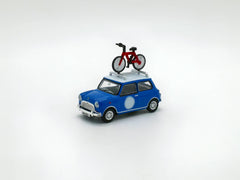 (Pre-Order) 1/64 Sonic Gear SGMCBL Austin Mini Blue w/ Bike