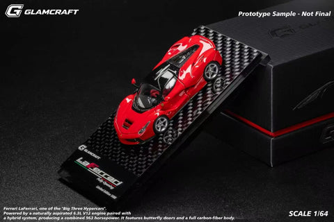 (Pre-Order) 1/64 Glamcraft GFF150CR Ferrari LaFerrari F150 Coupe Rosso Corsa