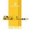 (Pre-Order) 1/64 SupCar SC642960-2 Volkswagen T1 Camel w/ Trailer