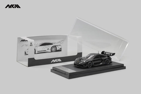 (Pre-Order) 1/64 HKM HKMP992BK Porsche 911 (992) GT3 R Rennsport Gloss Black