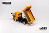 (Pre-Order) 1/64 GCD 599 Mitsubishi Fuso Fighter FK61F Medium Duty Dump Truck Yellow