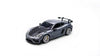 (Pre-Order) 1/64 Jicar JCP718DGC Porsche 718 GT4 RS Dark Grey w/ Carbon Bonnet