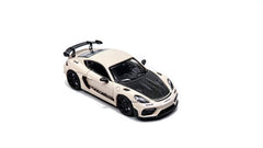 (Pre-Order) 1/64 Jicar JCP718YC Porsche 718 GT4 RS GT Yellow w/ Carbon Bonnet