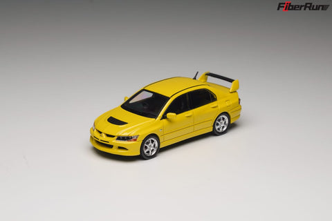 (Pre-Order) 1/64 Fiber Run FRMLEVO8Y Mitsubishi Lancer Evolution 8 Yellow