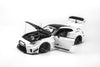 (Pre-Order) 1/18 Motorhelix M80801 LB Silhouette Works GT Nissan 35GT-RR Ver.2 White w/ CF Bonnet