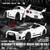 (Pre-Order) 1/18 Motorhelix M80801 LB Silhouette Works GT Nissan 35GT-RR Ver.2 White w/ CF Bonnet
