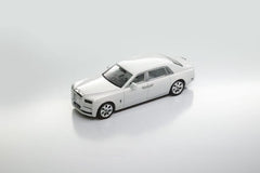 (Pre-Order) 1/64 Banana Model BMRRPWNCW Rolls-Royce Phantom VIII White w/ New Chrome Wheels