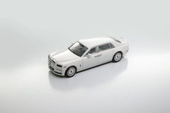 (Pre-Order) 1/64 Banana Model BMRRPWCSW Rolls-Royce Phantom VIII White w/ Chrome Spoke Wheels