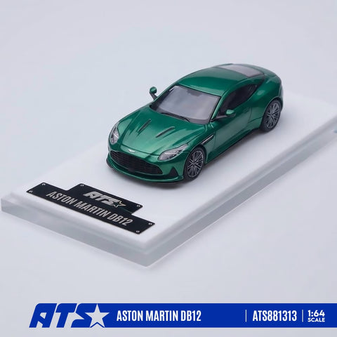 (Pre-Order) 1/64 ATS Models ATS881313 Aston Martin DB12 British Green