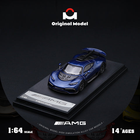 (Pre-Order) 1/64 Original Model OM646415 Mercedes-AMG One Dark Pearl Blue