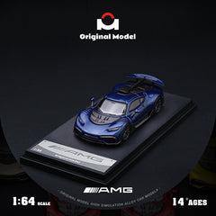 (Pre-Order) 1/64 Original Model OM646415 Mercedes-AMG One Dark Pearl Blue