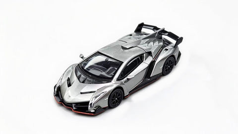 (Pre-Order) 1/64 CW Model CWLVSG Lamborghini Veneno Silver Grey