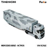(Pre-Order) 1/64 Time Micro TM646753 Mercedes-Benz Actros Fighter Jet Gray