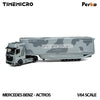 (Pre-Order) 1/64 Time Micro TM646753 Mercedes-Benz Actros Fighter Jet Gray