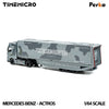 (Pre-Order) 1/64 Time Micro TM646753 Mercedes-Benz Actros Fighter Jet Gray