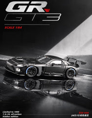 (Pre-Order) 1/64 FineWorks64 FWTGT3MBK Toyota GR GT3 Matte Black