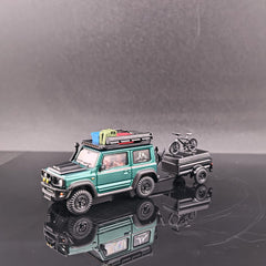 (Pre-Order) 1/64 FineWorks64 FWSJG Suzuki Jimny Debuted in 1970 Jade Green