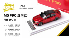 (Pre-Order) 1/64 Howie Model HMBM5TR BMW M5 F90 Transparent Red