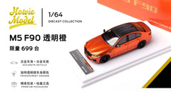 (Pre-Order) 1/64 Howie Model HMBM5TO BMW M5 F90 Transparent Orange