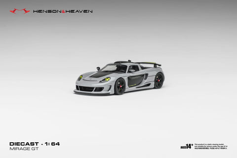 (Pre-Order) 1/64 Henson & Heaven HHPCG Gemballa Mirage GT Cement Grey