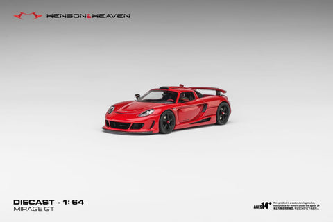 (Pre-Order) 1/64 Henson & Heaven HHPCR Gemballa Mirage GT Gloss Red