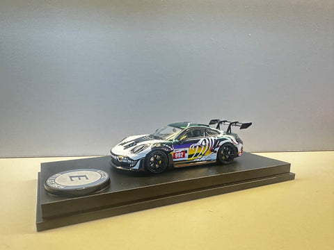 (Pre-Order) 1/64 E Model EMP911SRC Porsche 911 GT3 RS Skeleton Rexy Chrome #992