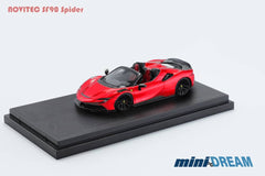 (Pre-Order) 1/64 Mini Dream MDFSF90R Novitec SF90 Spider Red