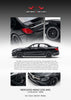(Pre-Order) 1/64 Henson & Heaven HHMBC63SBK Mercedes-Benz C63S AMG Gloss Black