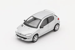 (Pre-Order) 1/64 DCT 121 Peugeot 206 Silver LHD