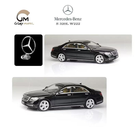 1/64 Glory Model GMMBS320LBK Mercedes-Benz S320L W222 Black