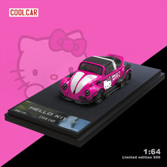 (Pre-Order) 1/64 Cool Car CCVWBHKP Volkswagen Beetle Hello Kitty Pink