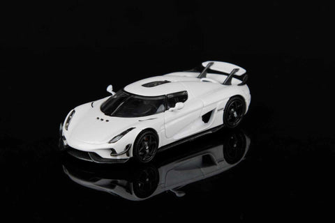 (Pre-Order) 1/64 SC Art SCAKRW Koenigsegg Regera Pearl White LHD