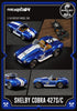 (Pre-Order) 1/64 FineWorks64 FWACC427CBL Shelby Cobra 427 Convertible Blue with White Stripes #98 LHD