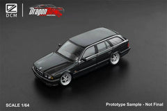 1/64 DCM DCMBE34BK BMW E34 5-Series Touring Piano Black