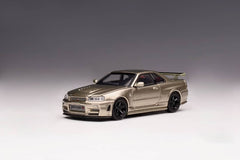 1/64 Motorhelix M63412 Nissan Skyline GT-R R34 Z-Tune Millennium Jade