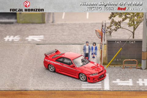 1/64 Focal Horizon FHNSR33R Nissan Skyline GT-R R33 Nismo 400R Red