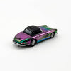 1/64 YS Model YSMB300SLCMP Mercedes-Benz 300SL Roadster W198 Chrome Magic Purple LHD