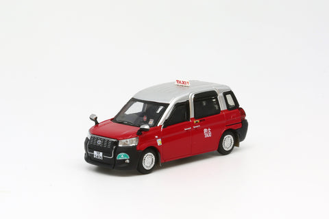 (Pre-Order) 1/64 Model 1 C33104 Toyota Comfort Hybrid Hong Kong Taxi (Urban/ Red) - YF5406