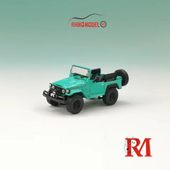 (Pre-Order) 1/64 Rhino Model RMTLCFJ40TB Toyota Land Cruiser FJ40 Tiffany Blue LHD