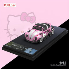 (Pre-Order) 1/64 Cool Car CCVWBHKLP Volkswagen Beetle Hello Kitty Light Pink