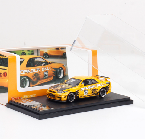 1/64 Fast & Speed FSNSR34DB Nissan Skyline GT-R R34 Dragon Ball