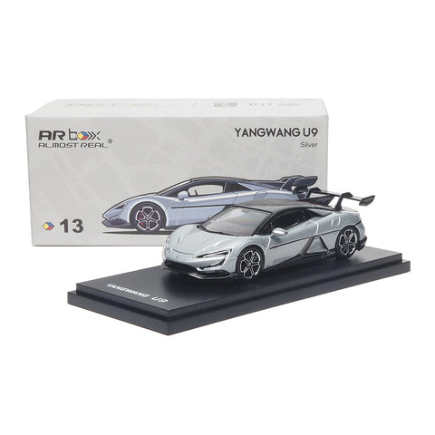 (Pre-Order) 1/64 Almost Real 691202001 Yangwang U9 Silver