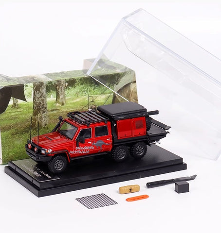 1/64 Autobots Models AMTLC796X6R Toyota Land Cruiser LC79 6x6 Red LHD