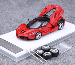 1/64 Street Buster SBFF150CRS Ferrari LaFerrari F150 Coupe Red w/ Silver Wheels