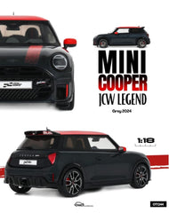 (Pre-Order) 1/18 OttOmobile OT1244 Mini Cooper JCW Legend 2024 Grey